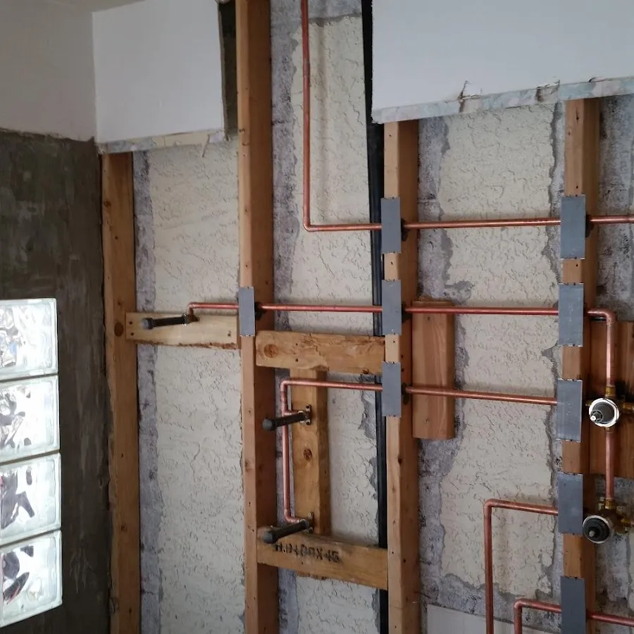Copper pipe installation for Repiping in Timberlake